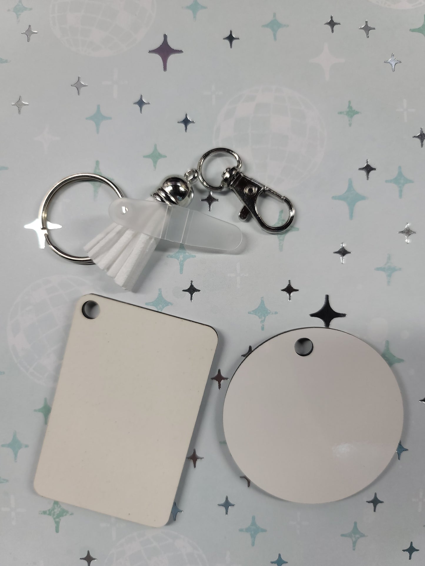 double sided KEY CHAINS