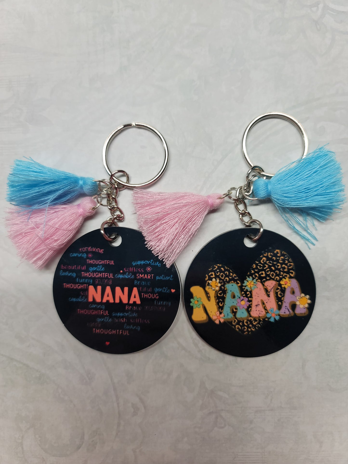 double sided KEY CHAINS