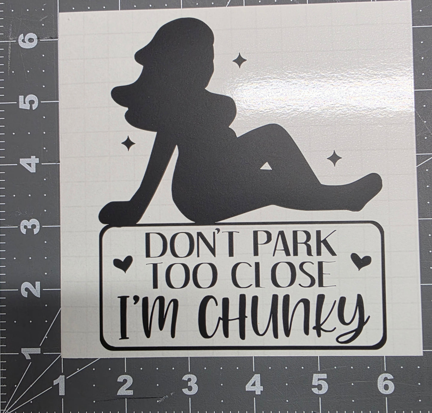 Car/Mirror Decal Or weeding project