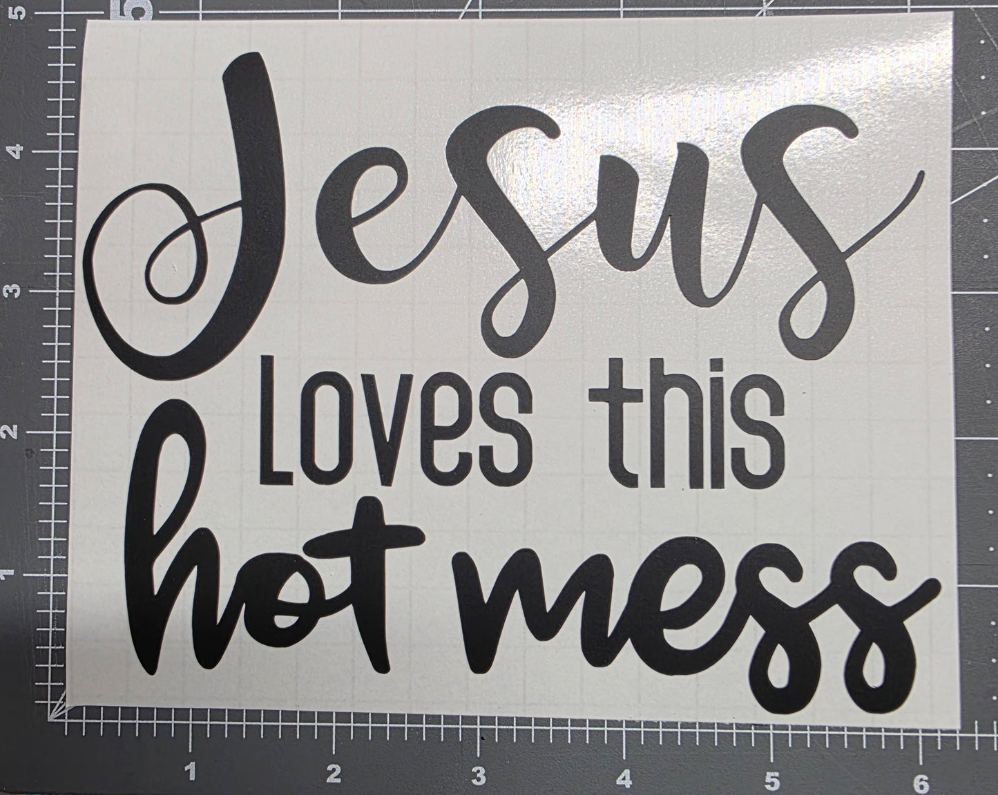 Car/Mirror Decal Or weeding project