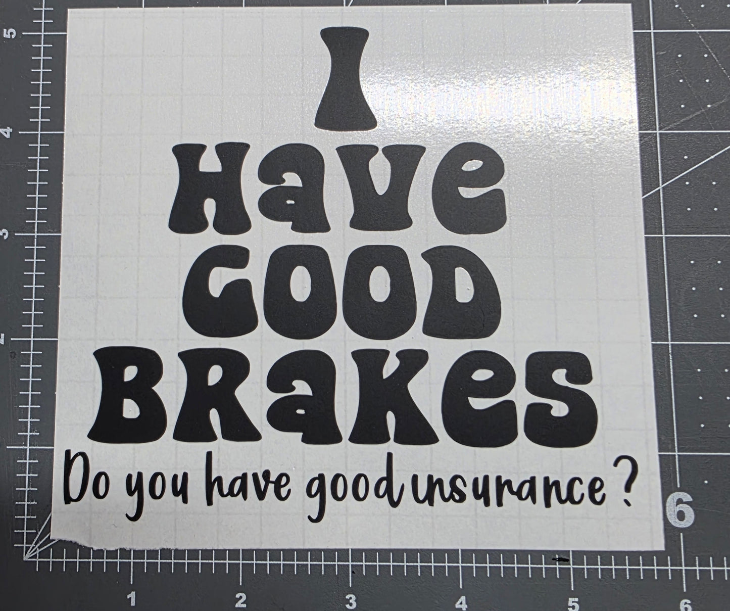 Car/Mirror Decal Or weeding project