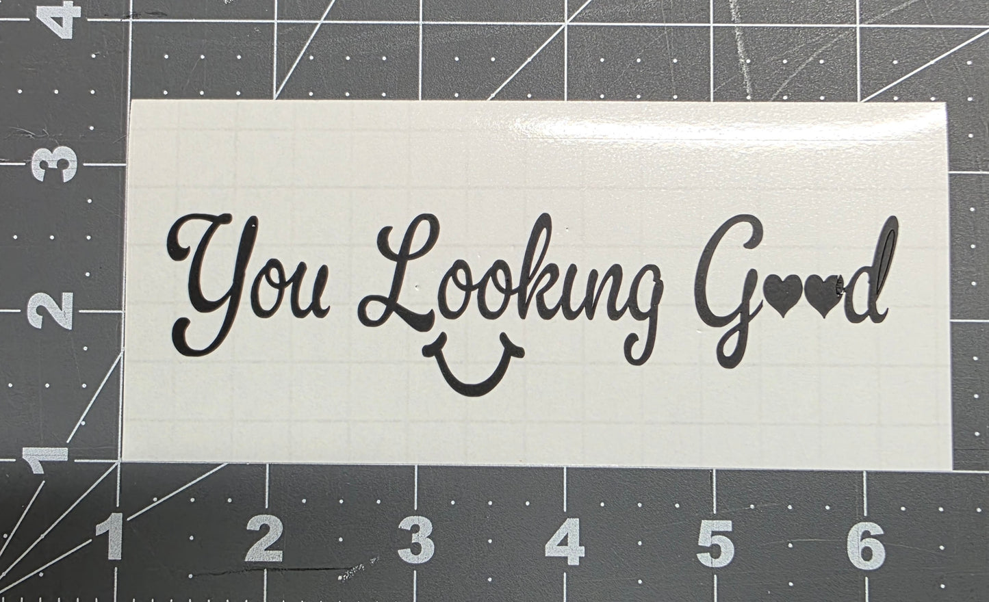 Car/Mirror Decal Or weeding project