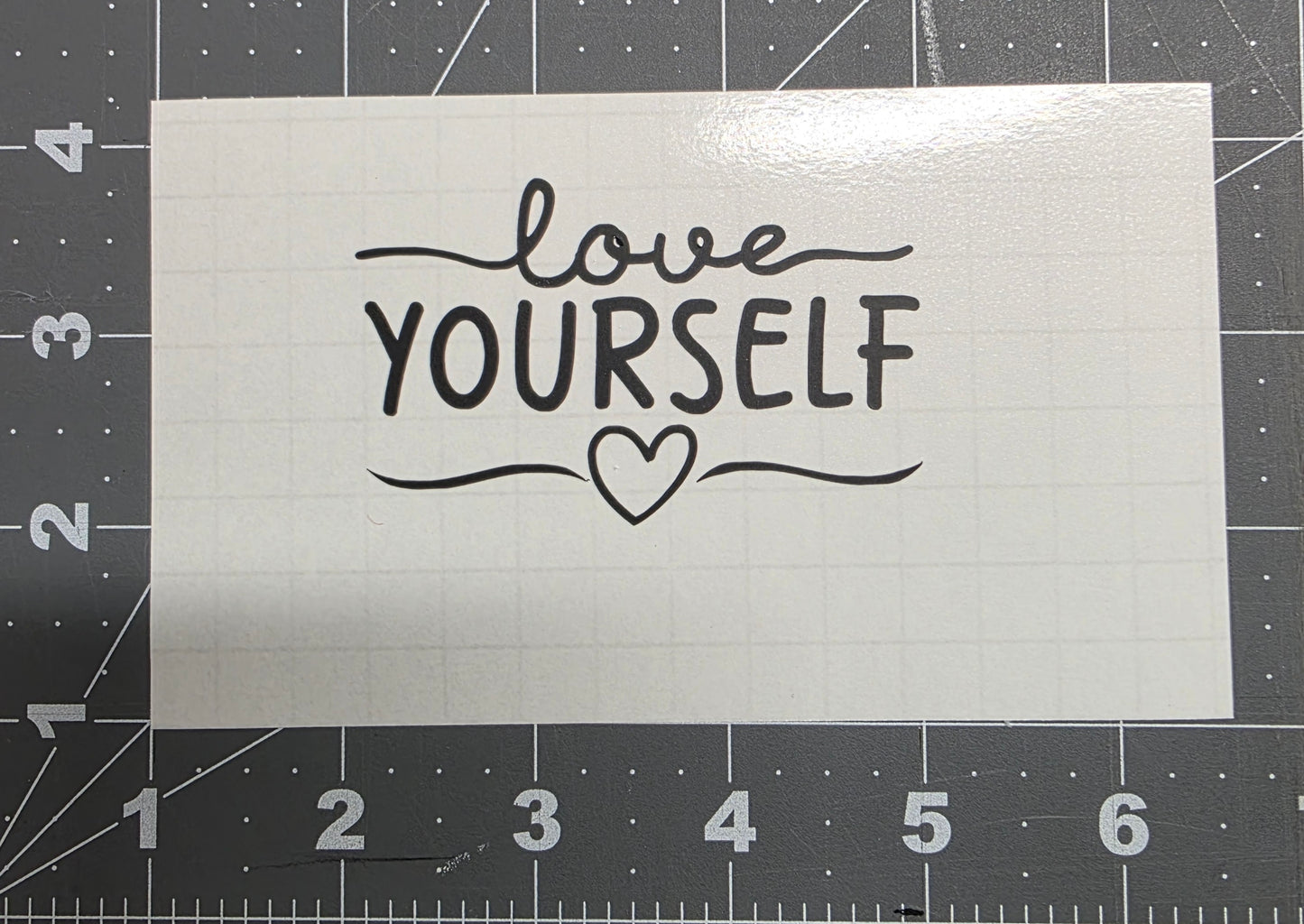 Car/Mirror Decal Or weeding project